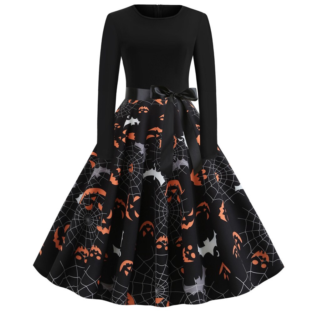 Stampa Caricatura Gotica Costume di Halloween | Midi