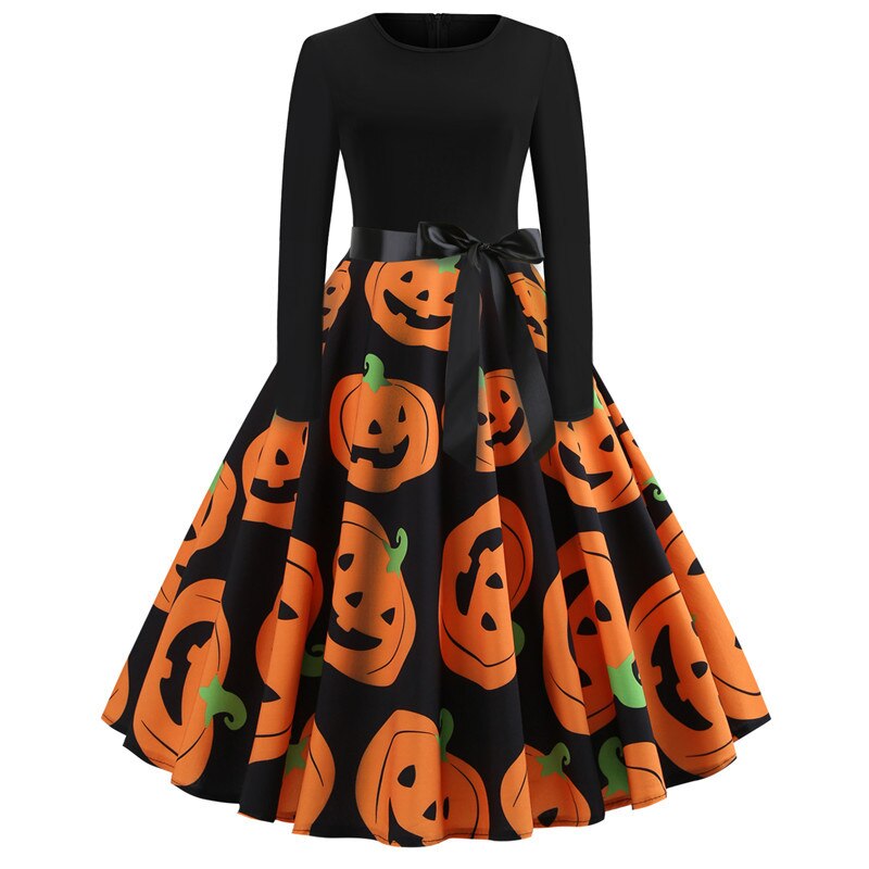 Stampa Caricatura Gotica Costume di Halloween | Midi