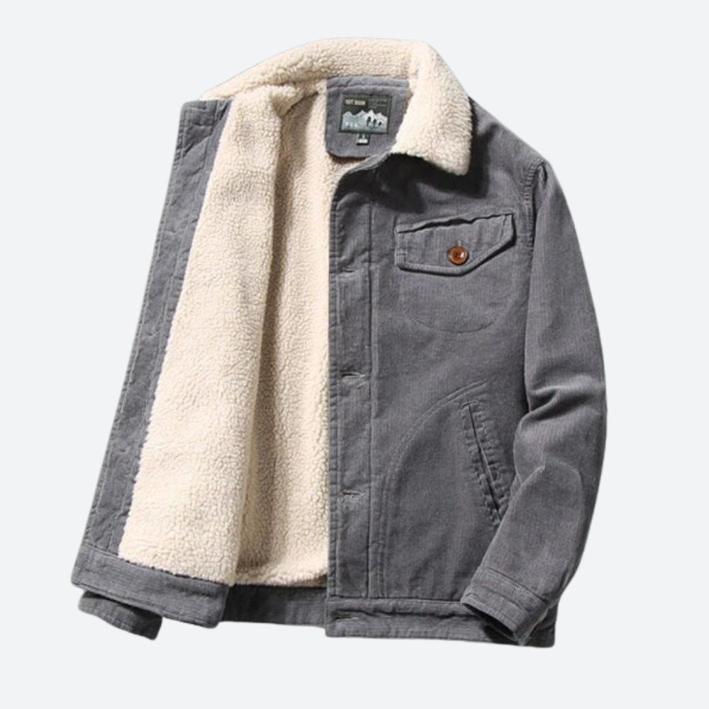 Giacca in Corduroy Mauve