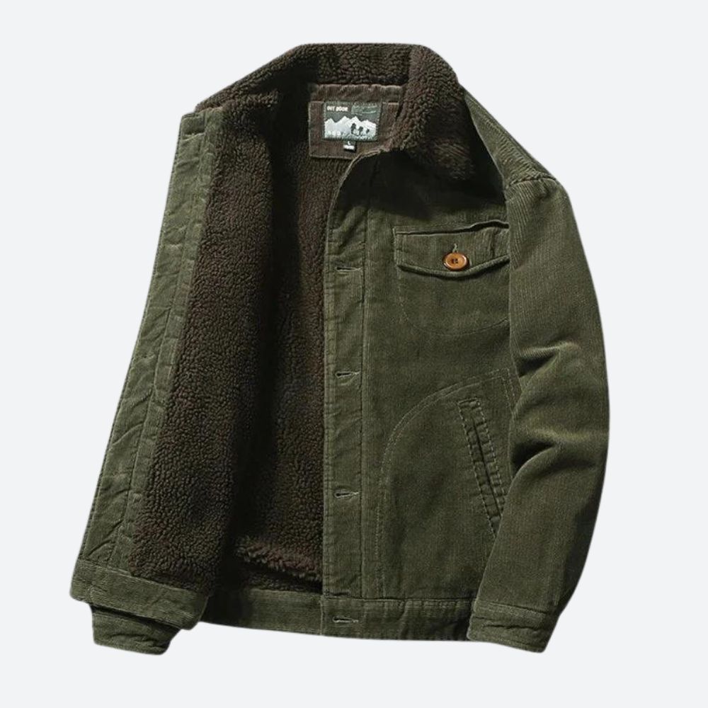 Giacca in Corduroy Mauve