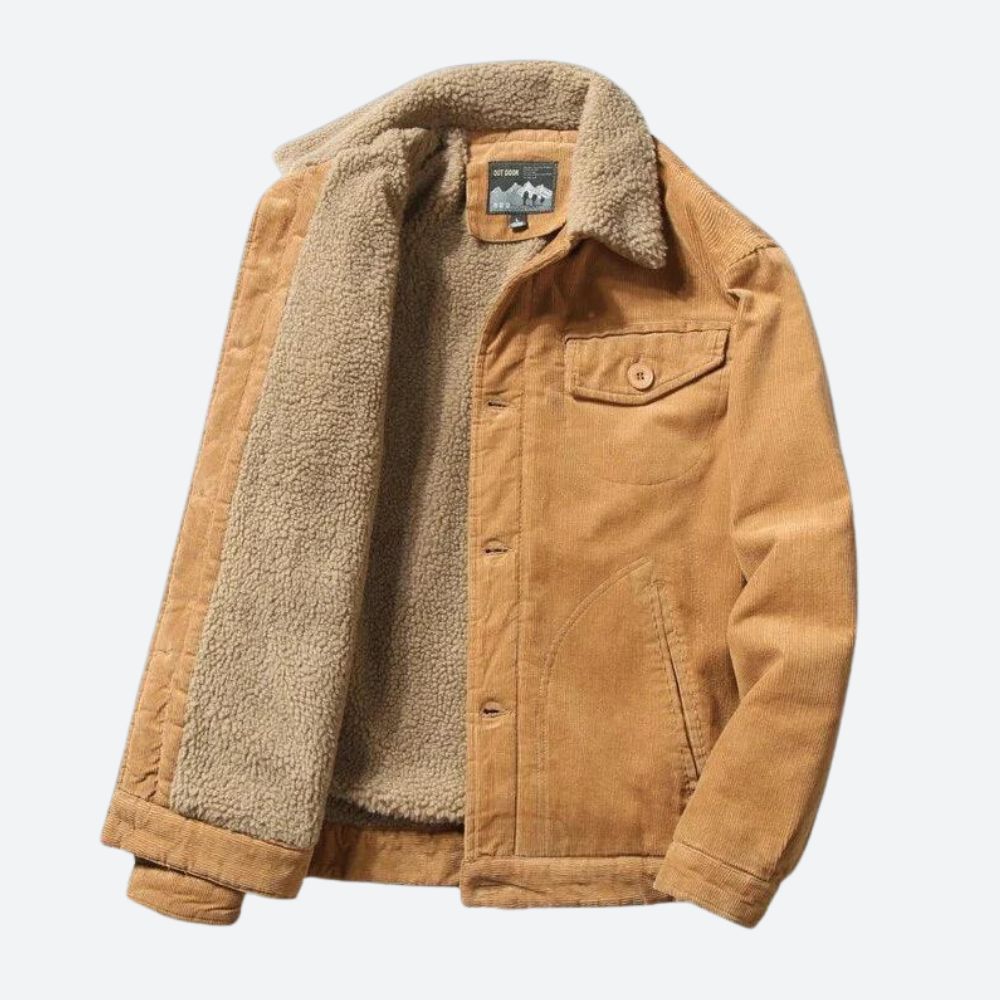 Giacca in Corduroy Mauve