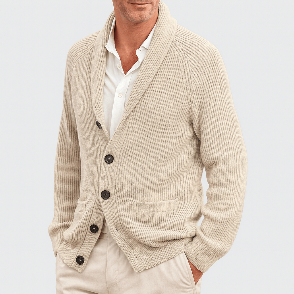 Claudio | Cardigan lavorato a maglia per uomo