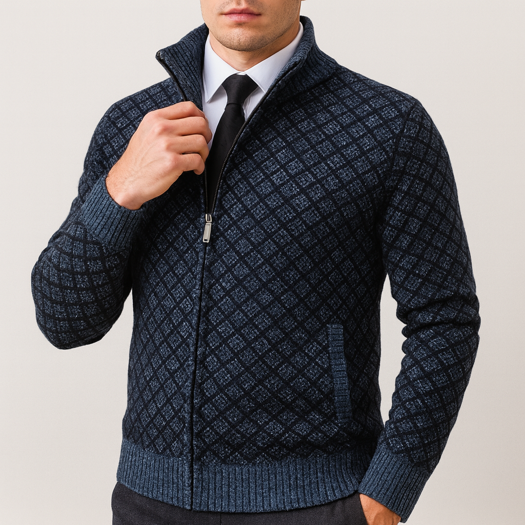 Simone | Cardigan lavorato a maglia per uomo