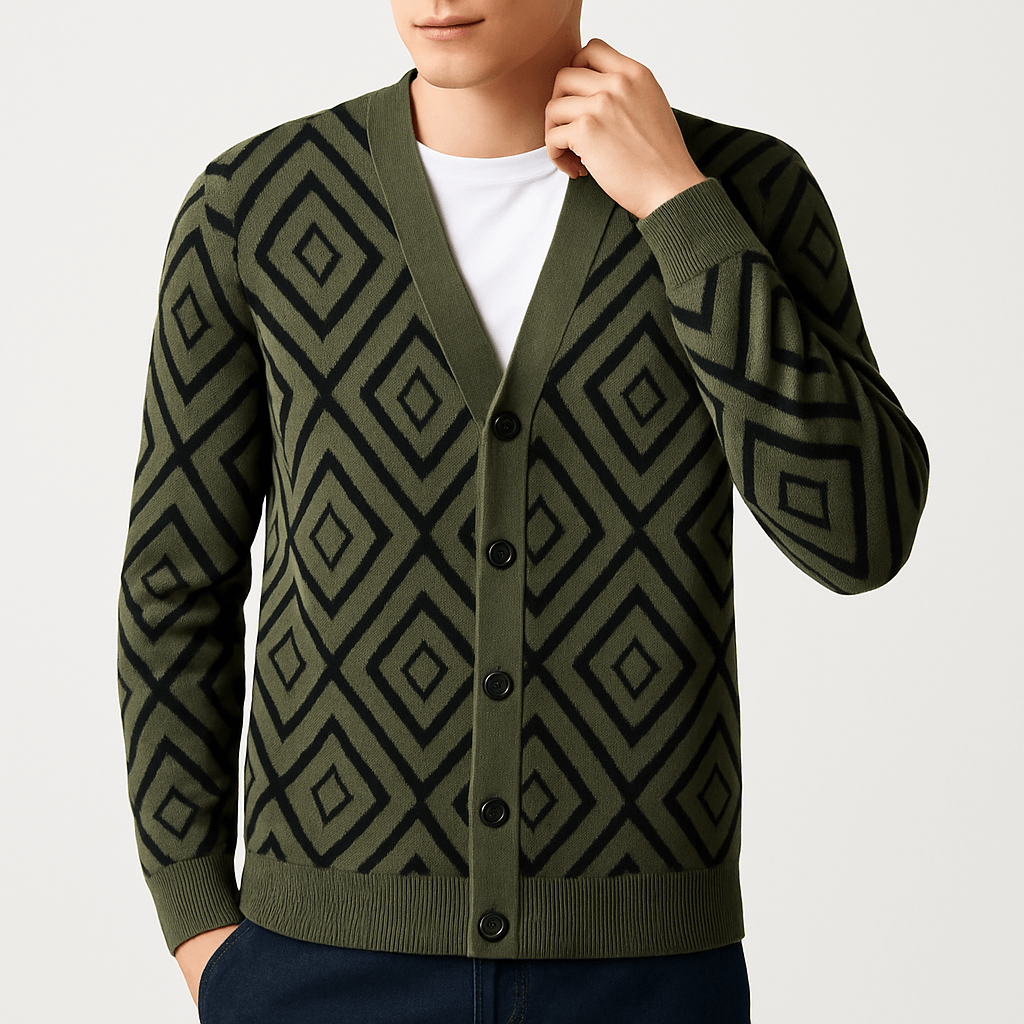 Marco | Cardigan lavorato a maglia per uomo