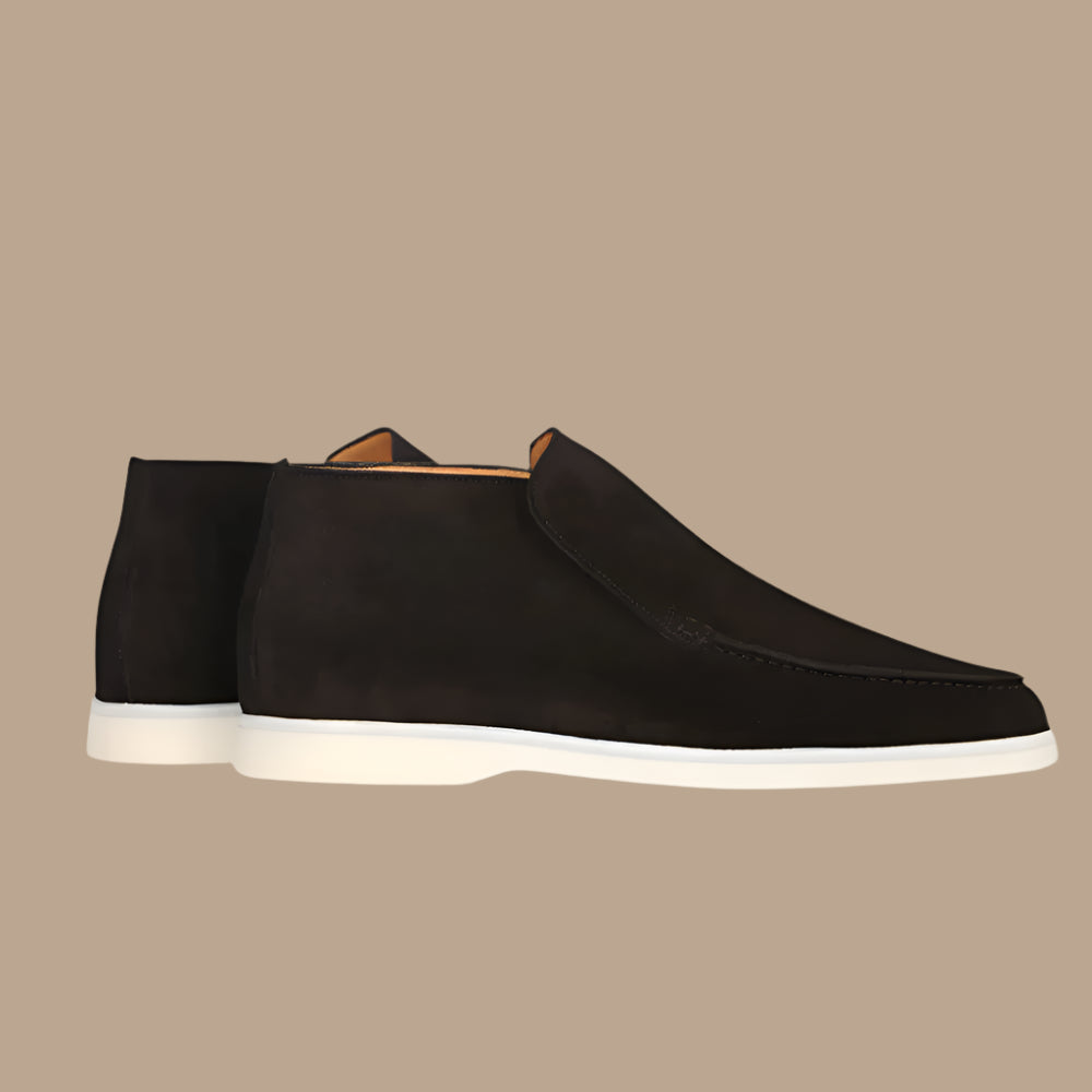 Mocassini in Suede Morbido Casual