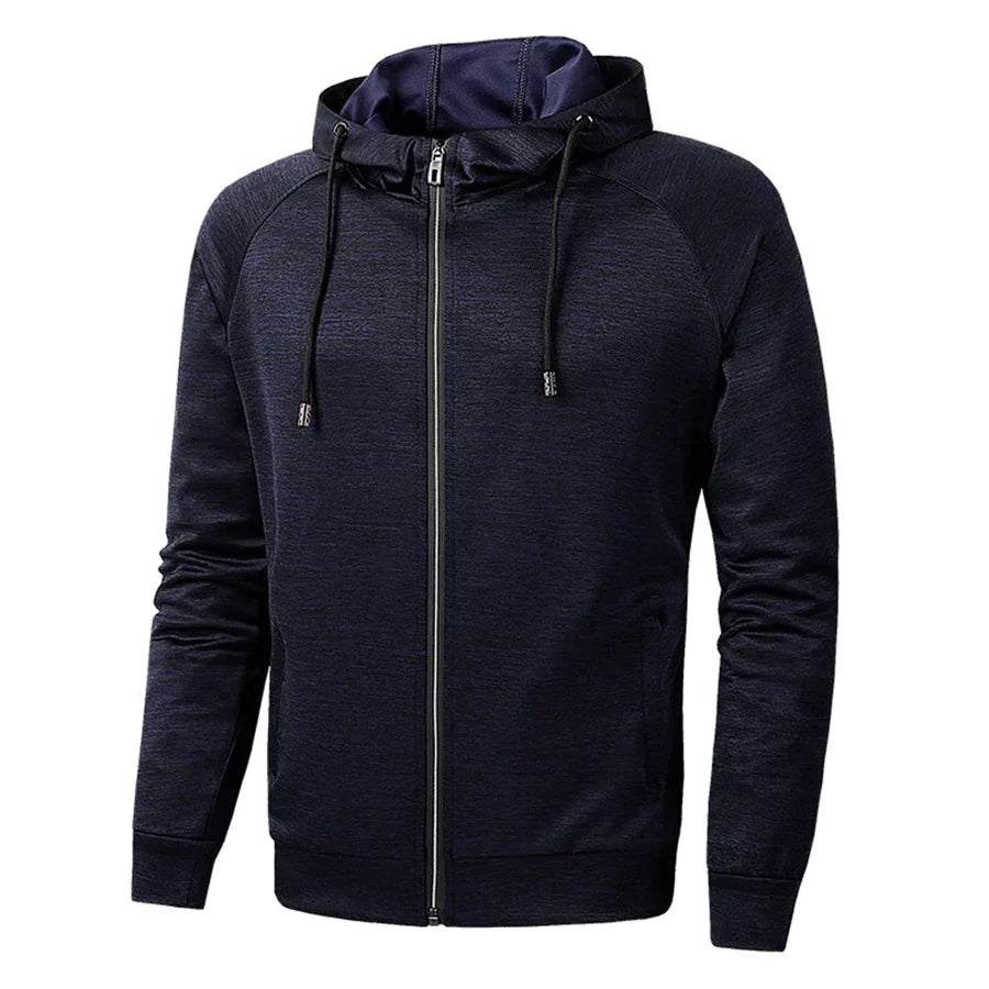 Riccardo | Cardigan casual con cappuccio per uomo