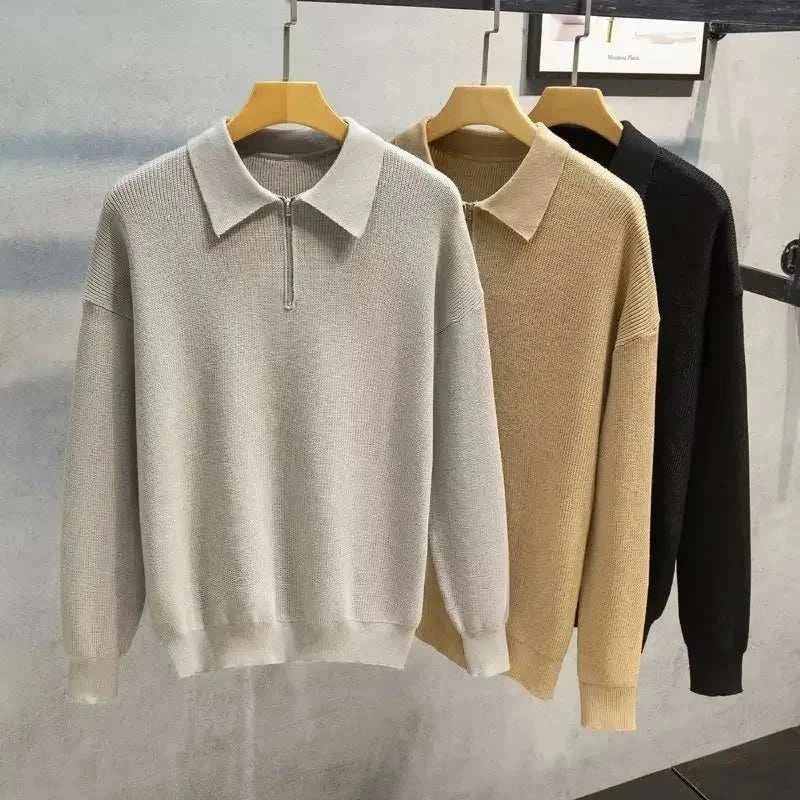 Matteo | Felpa da Uomo con Mezza Zip Elegante