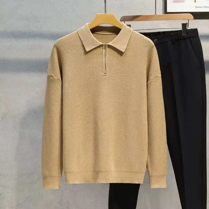 Matteo | Felpa da Uomo con Mezza Zip Elegante