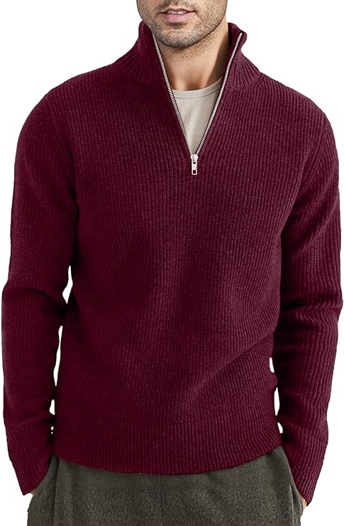 Gabriele | Felpa da Uomo con Zip Stile Italiano