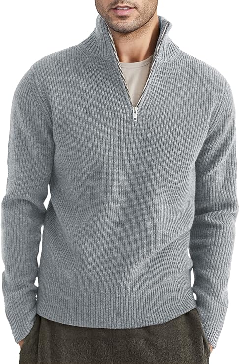 Gabriele | Felpa da Uomo con Zip Stile Italiano
