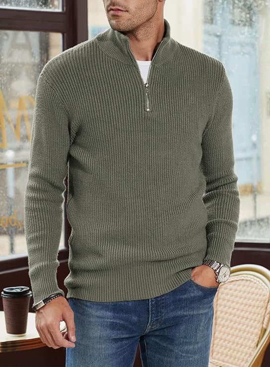 Gabriele | Felpa da Uomo con Zip Stile Italiano