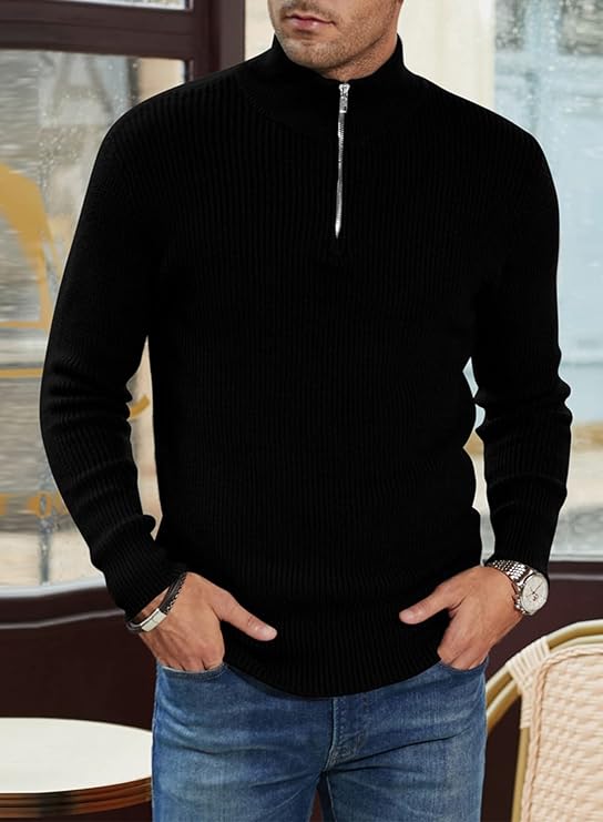 Gabriele | Felpa da Uomo con Zip Stile Italiano