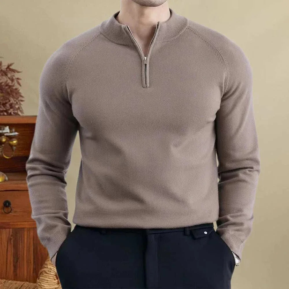 Riccardo | Felpa Slim Fit in Lana da Uomo