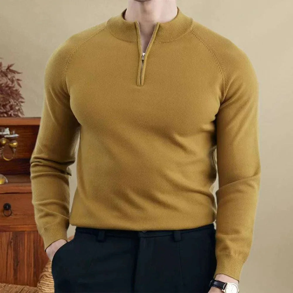Riccardo | Felpa Slim Fit in Lana da Uomo