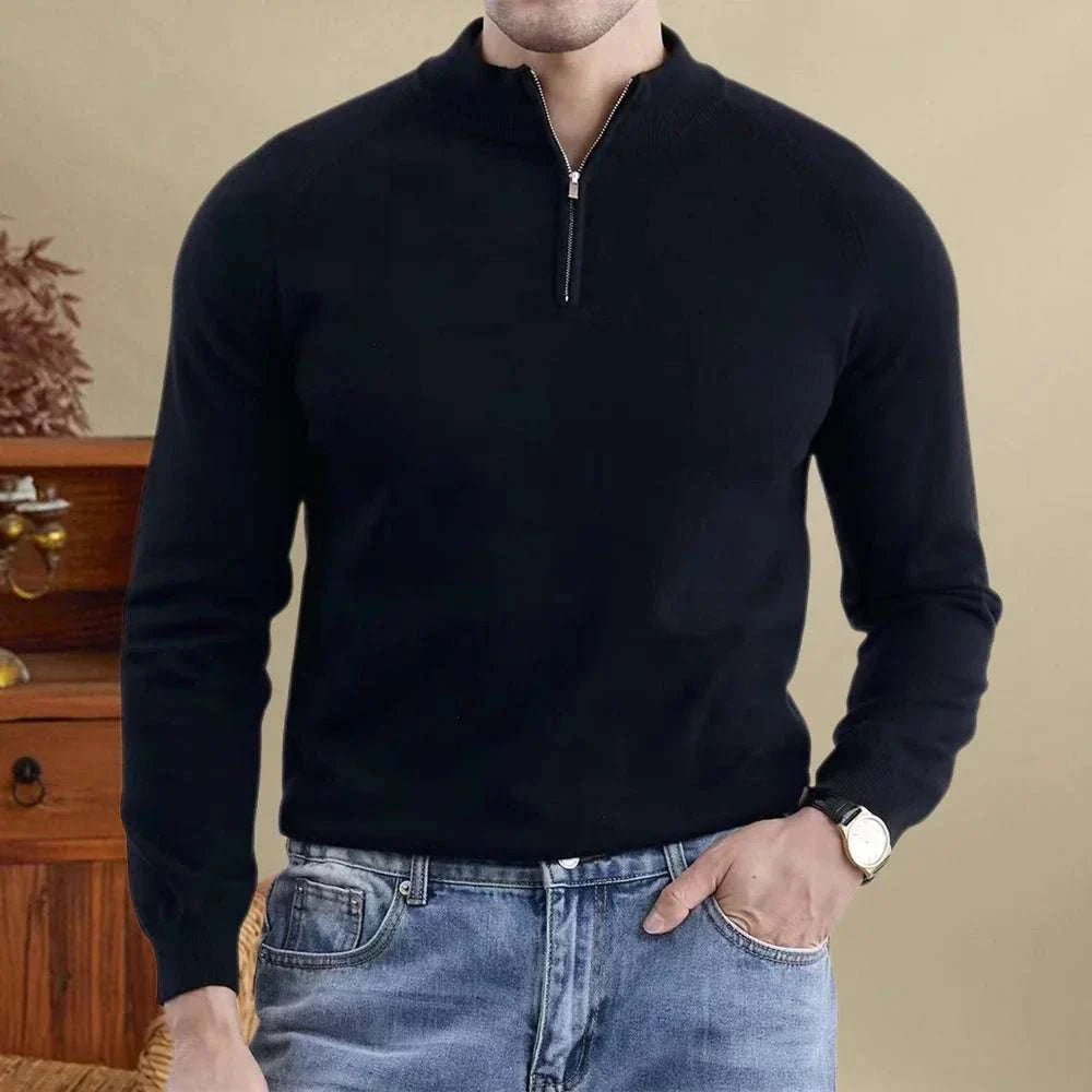 Riccardo | Felpa Slim Fit in Lana da Uomo