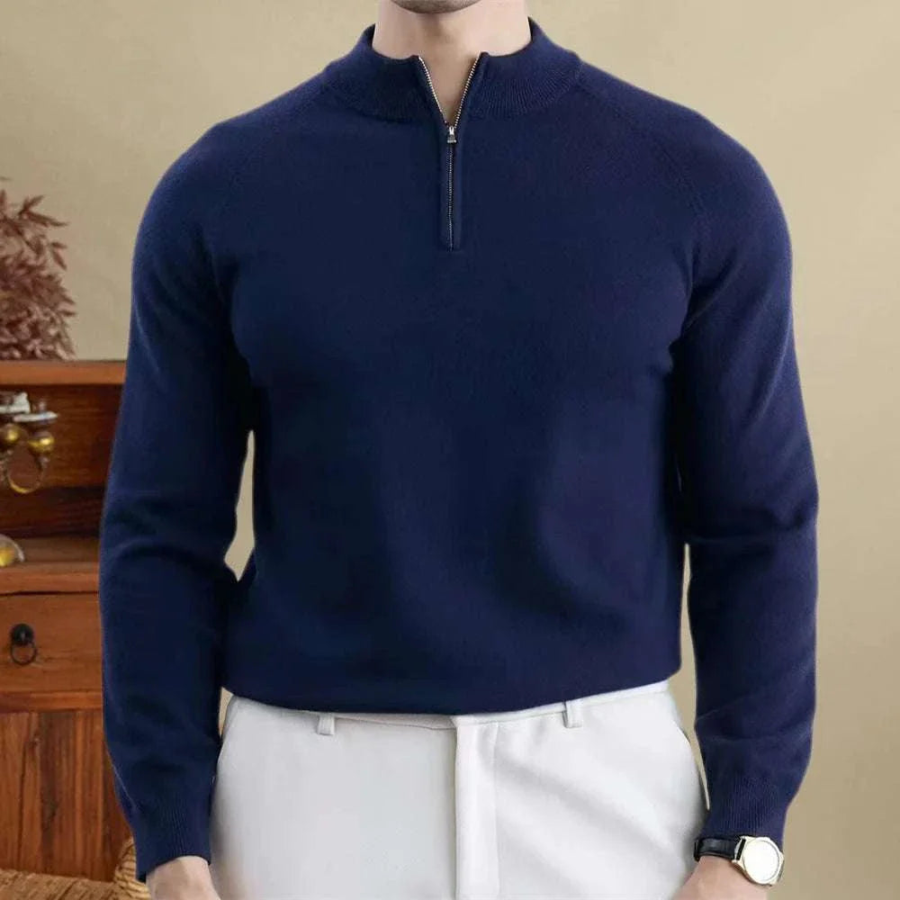 Riccardo | Felpa Slim Fit in Lana da Uomo