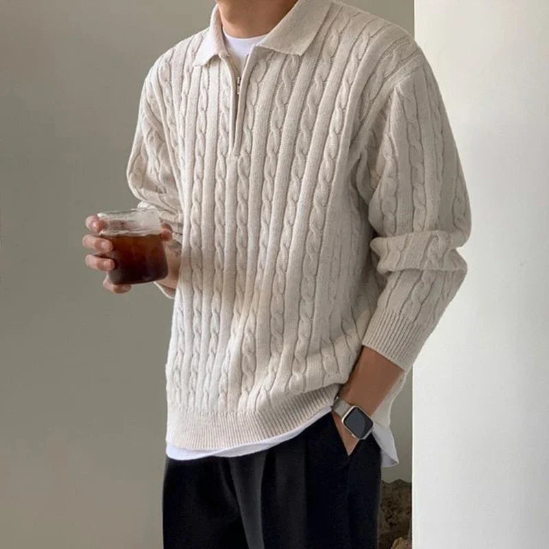Paolo | Felpa vintage a maglia per uomo