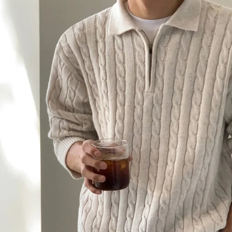 Paolo | Felpa vintage a maglia per uomo