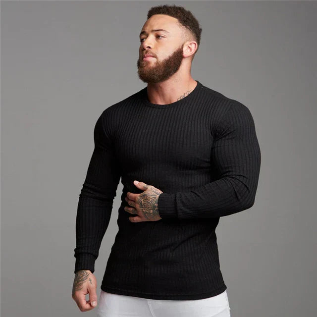 Felpa in cashmere uomo elegante