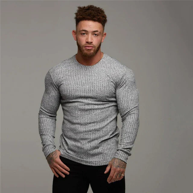 Felpa in cashmere uomo elegante