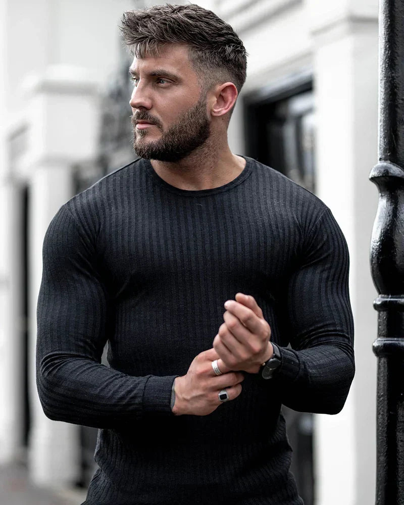 Felpa in cashmere uomo elegante