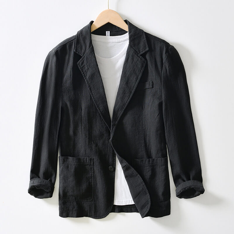 Blazer con Bottoni e Tasche