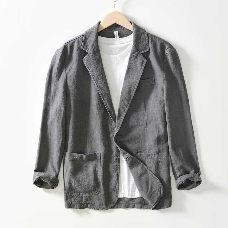 Blazer con Bottoni e Tasche