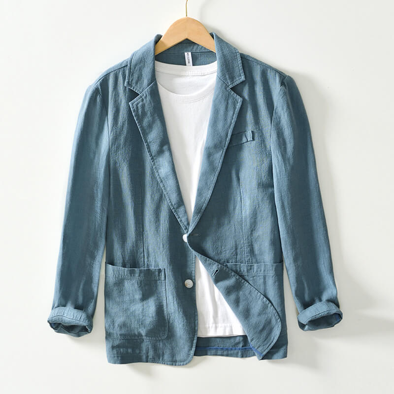 Blazer con Bottoni e Tasche