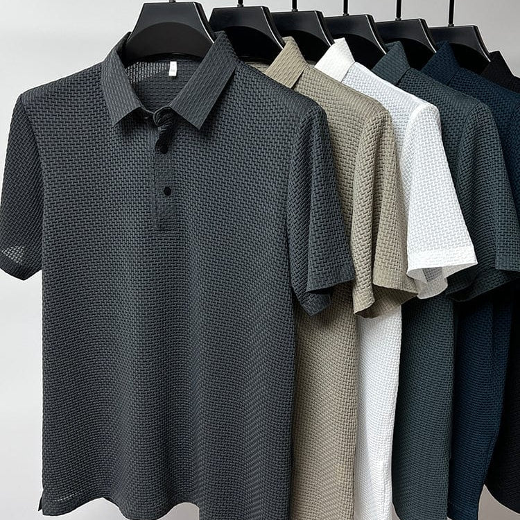 Leonardo | Polo Premium da Uomo in Cotone Piqué Smart Casual con Vestibilità Slim