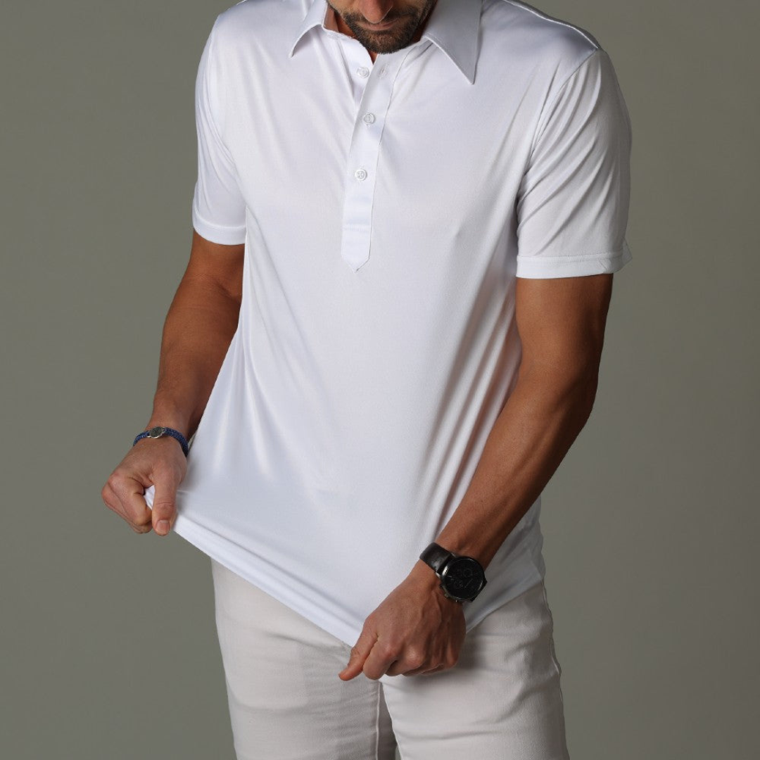 Camicia Uomo Slim Fit Cotone Bianco