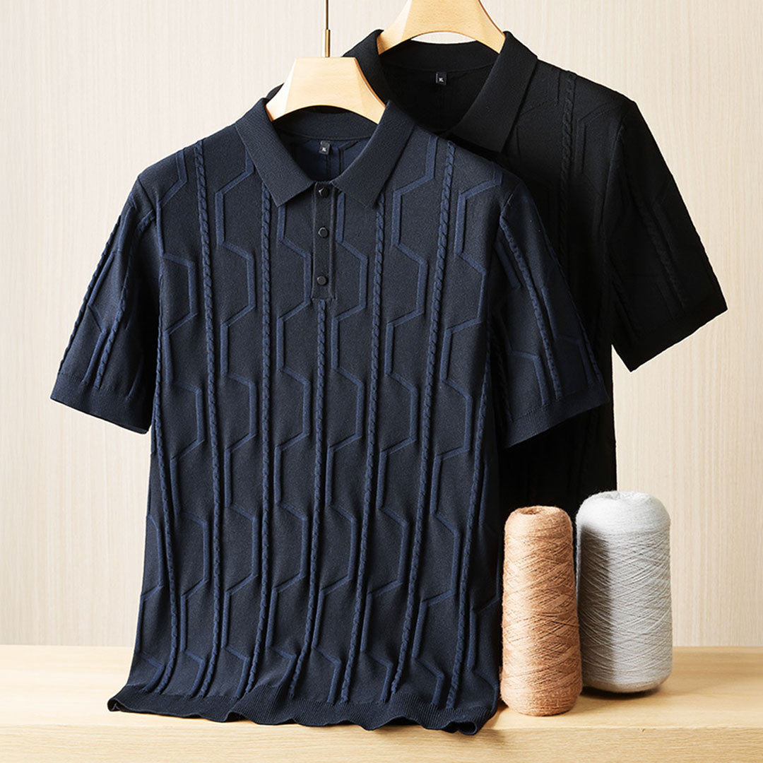 Polo Uomo a Maniche Corte Elegante