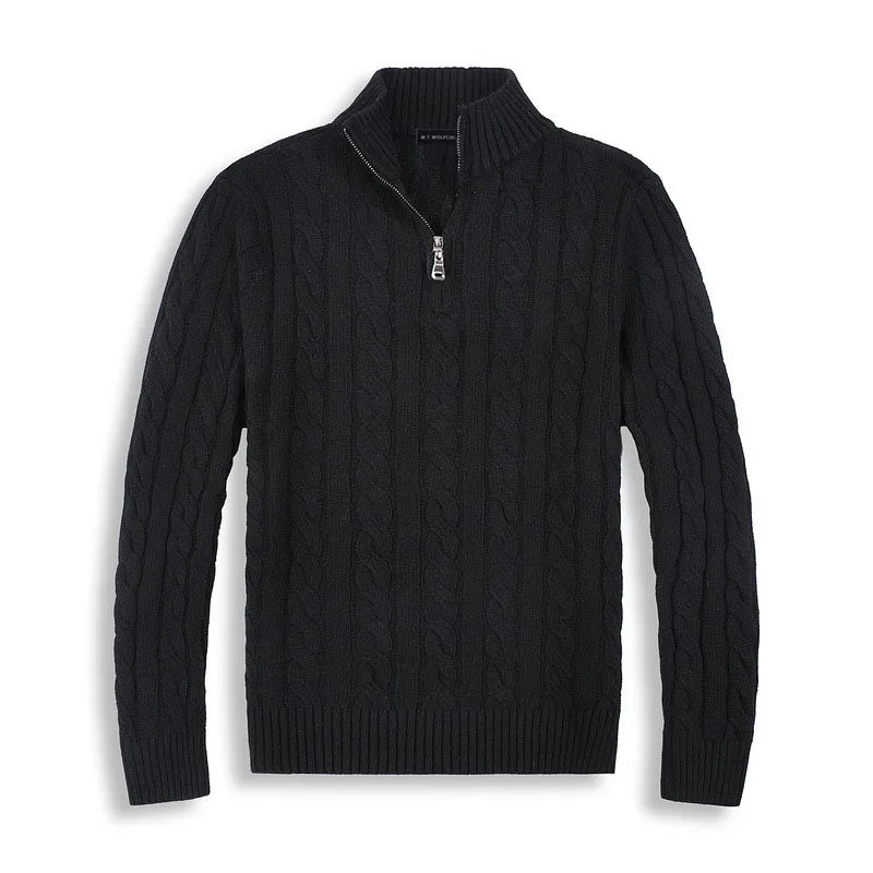 Felpa mezza zip uomo elegante