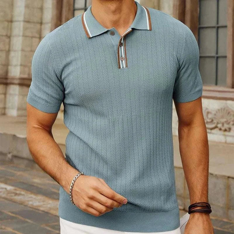 Polo Estivo Uomo in Maglia Confortevole