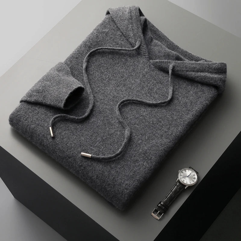 Luca | Felpa uomo con cappuccio calda e confortevole