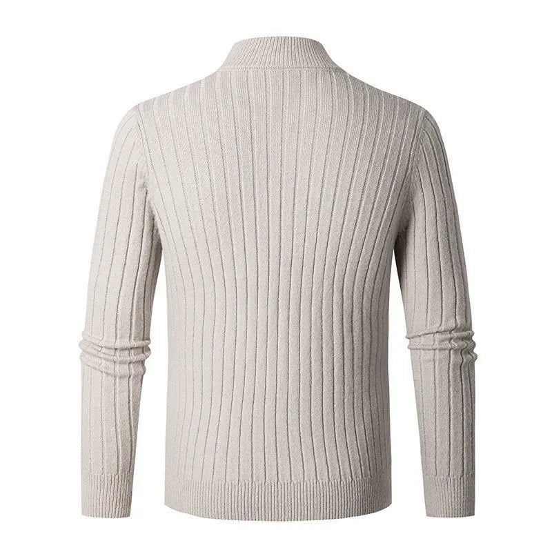 Felpa mezza zip uomo elegante