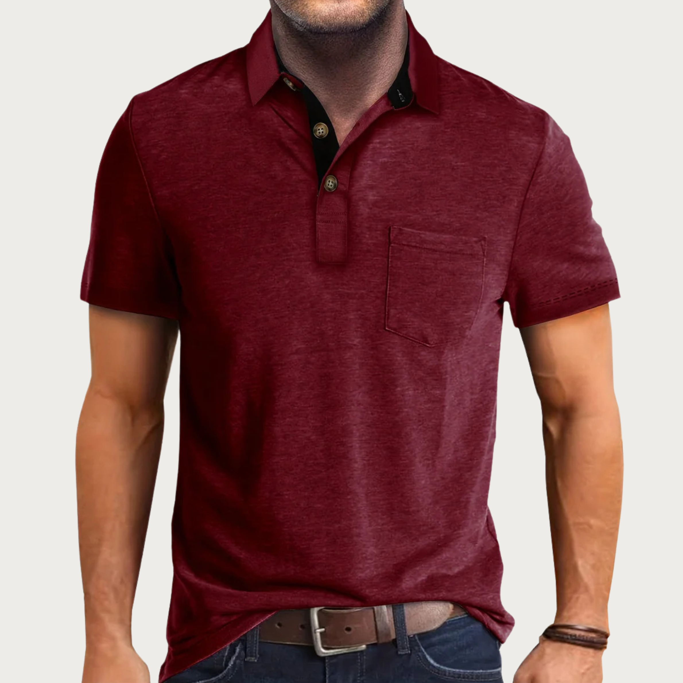 Polo Classica Uomo Elegante