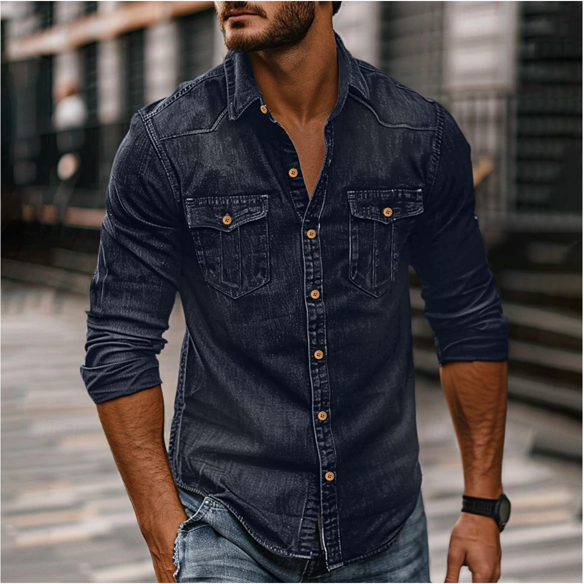 Camicia in Denim