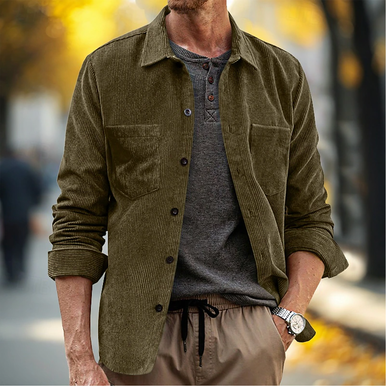 Camicia in Corduroy