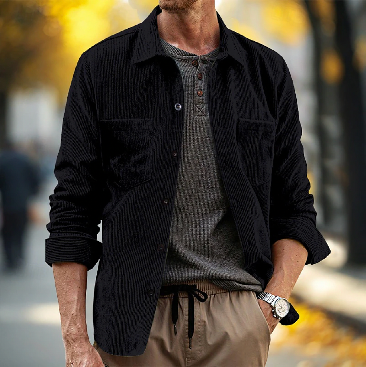 Camicia in Corduroy