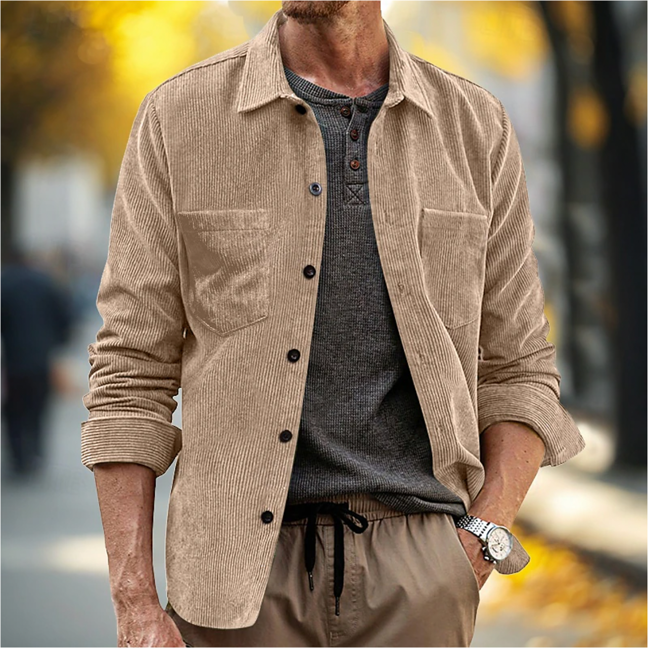 Camicia in Corduroy