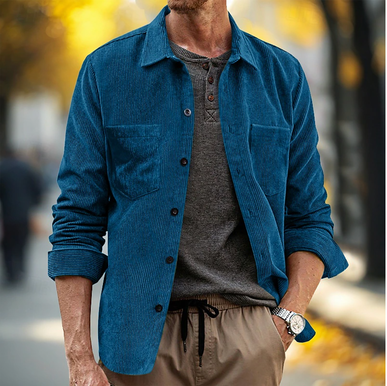 Camicia in Corduroy