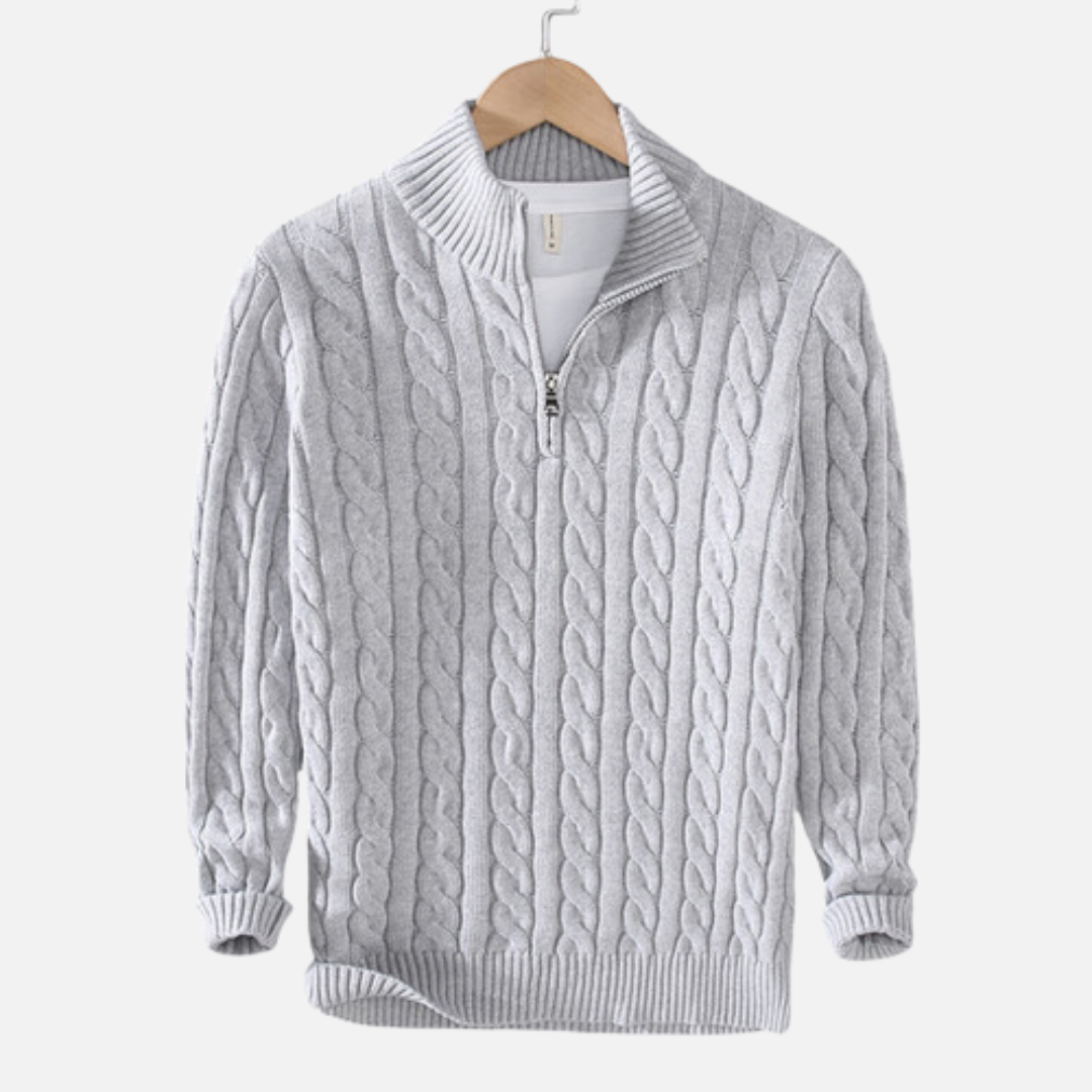 Hugo | Felpa mezza zip uomo elegante