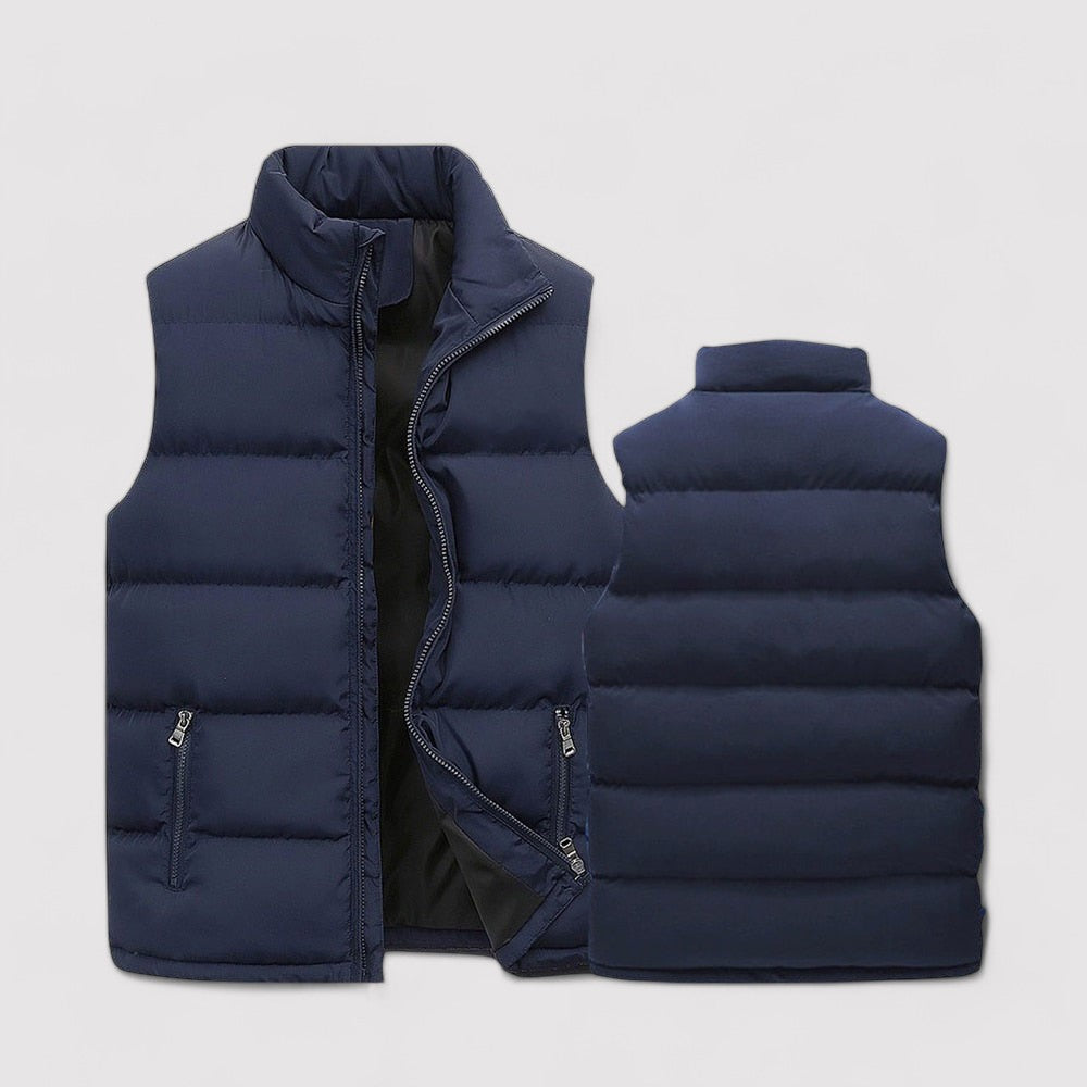 Davide | Gilet caldo con collo alto uomo