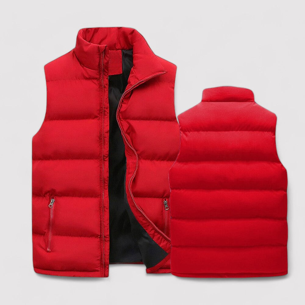 Davide | Gilet caldo con collo alto uomo