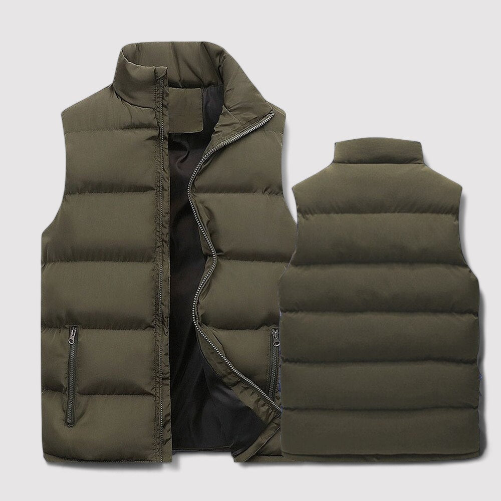 Davide | Gilet caldo con collo alto uomo
