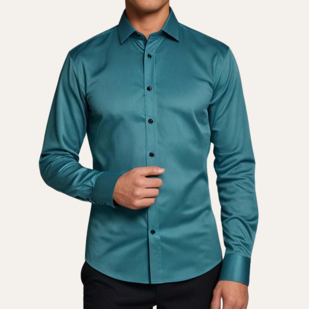 Camicia da Uomo in Raso Elegante