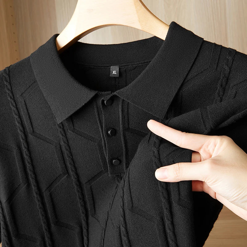 Polo Uomo a Maniche Corte Elegante