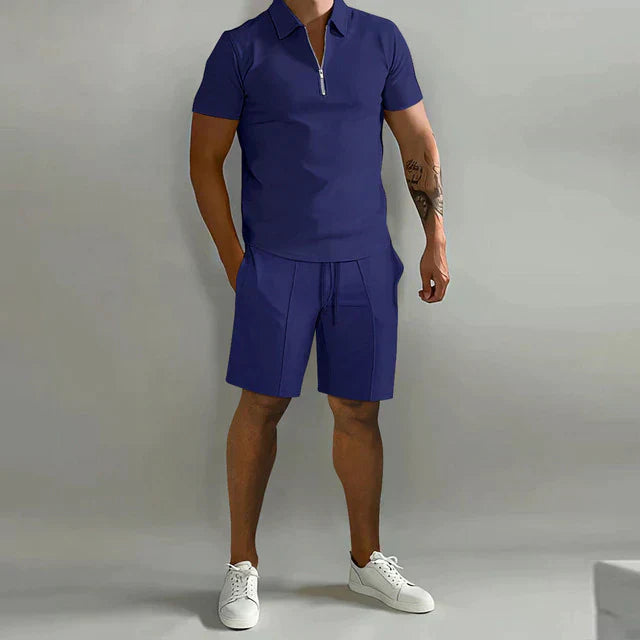 Set di Polo e Pantaloni Corti Estivi di Lusso, Elegante e Stilosissimo