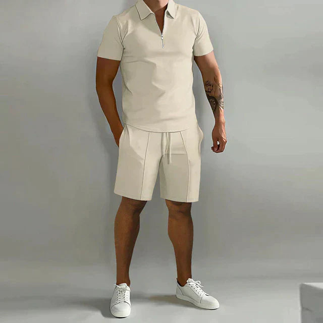 Set di Polo e Pantaloni Corti Estivi di Lusso, Elegante e Stilosissimo