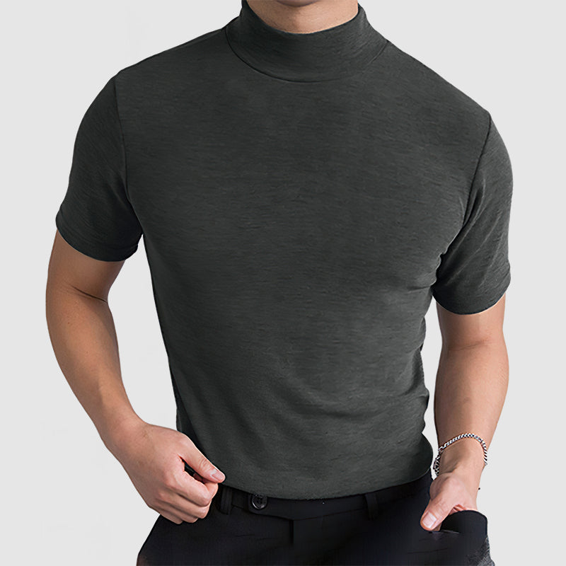 T-shirt in Cotone Elastico Luxuoso